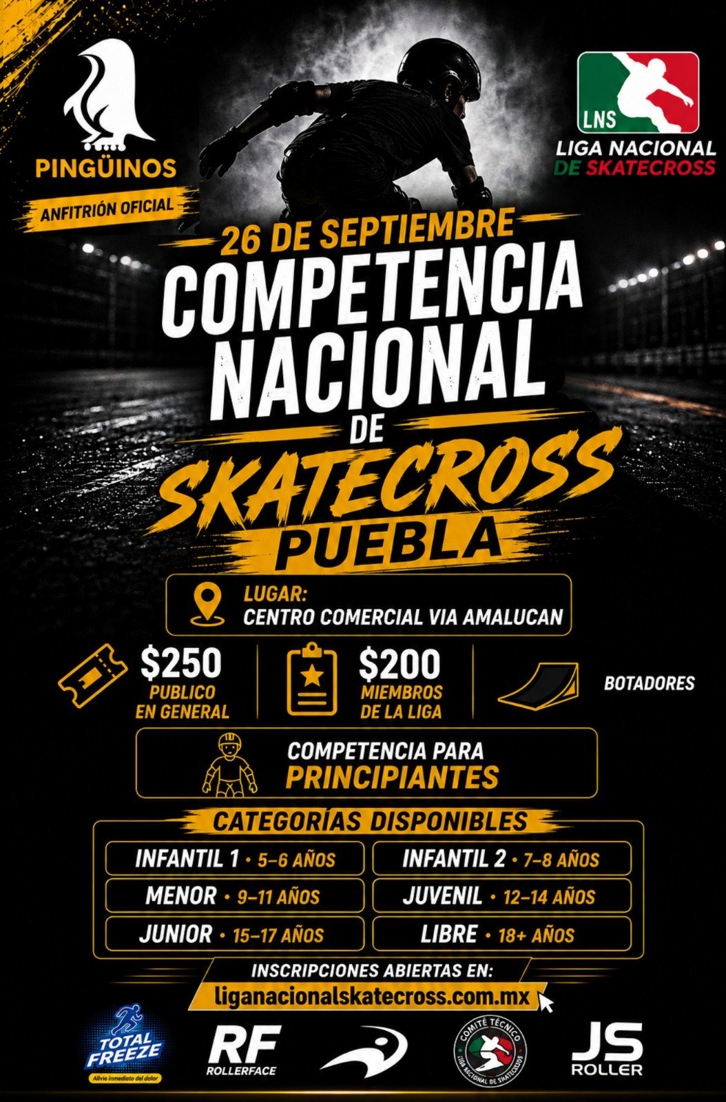 Competencia Nacional de Skatecross – Puebla 2026